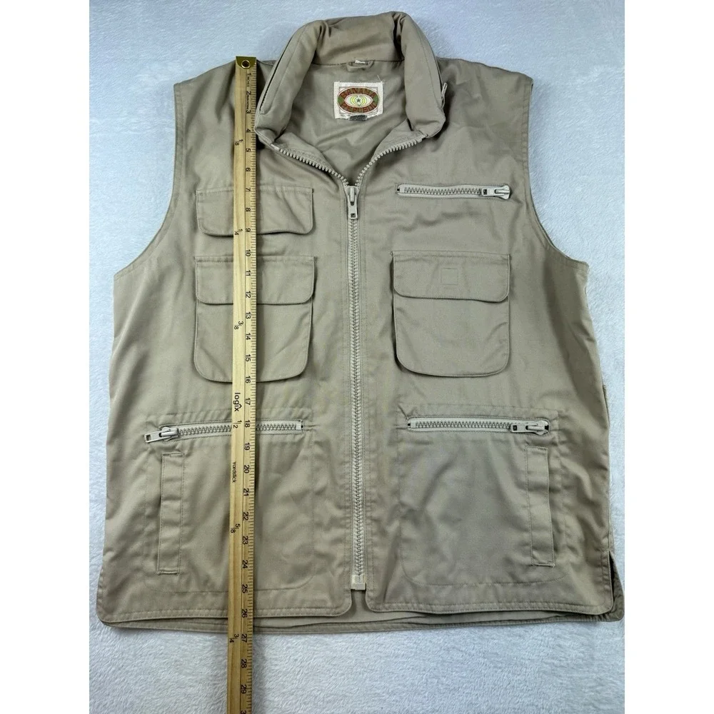 Banana Republic Vintage‎ Safari Best Man Pockets Travel Photo 80s 90s L Khaki